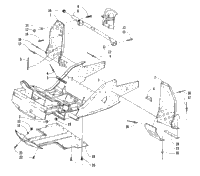Front Frame And Footrest Assembly
