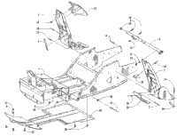 Front Frame And Footrest Assembly