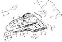 Hood And Windshield Assembly