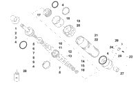 Rear Suspension Front Arm Shock Absorber