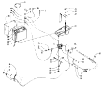 Battery, Solenoid, And Cables