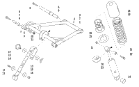 Rear Suspension Front Arm Assembly