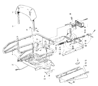 Rack, Backrest, Taillight, And Hitch Assemblies