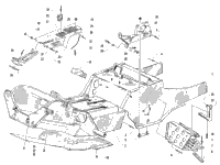 Front Frame, Footrest, And Belt Guard Assembly