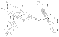 Rear Suspension Front Arm Assembly