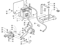 Battery, Solenoid, And Cables