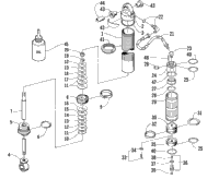 Rear Suspension Front Arm Shock Absorber