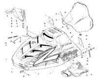 Hood And Windshield Assembly
