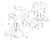 Gas Tank And Seat Assembly