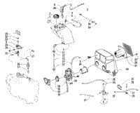 Oil Tank, Carburetor, Fuel Pump, And Silencer