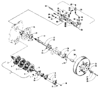 Drive Train Shafts And Brake Assemblies
