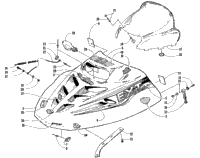Hood And Windshield Assembly