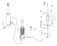 Rear Suspension Shock Absorber Assembly