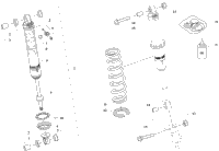 Front Suspension Shock Absorber Assembly