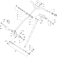 Steering Post And Tie Rod Assembly