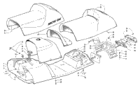 Gas Tank, Rack, Seat, And Taillight Assembly