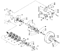 Drive Train Shafts And Brake Assemblies