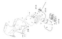 Air Silencer, Carburetor, And Fuel Pump Assembly