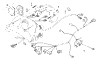Headlight, Instruments, And Wiring Assemblies