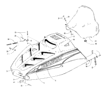 Hood And Windshield Assembly