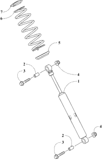 Front Suspension Shock Absorber Assembly