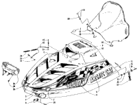 Hood And Windshield Assembly