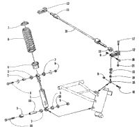 Shock Absorber And Sway Bar Assembly