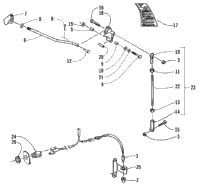 Reverse Shift Lever Assembly