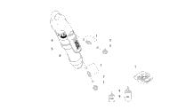 Rear Suspension Front Arm Shock Absorber