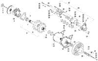 Drive Train Shaft And Brake Assemblies