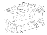 Gas Tank, Seat, And Taillight Assembly