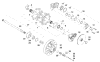 Drive Train Shafts And Brake Assemblies