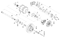 Drive Train Shafts And Brake Assemblies