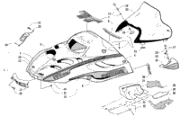 Hood And Windshield Assembly