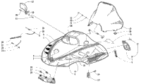 Hood And Windshield Assembly