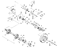 Drive Train Shafts And Brake Assemblies