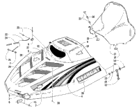 Hood And Windshield Assembly