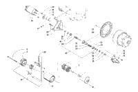 Electric Start - Starter Motor Assembly