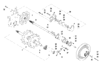 Drive Train Shaft And Brake Assemblies