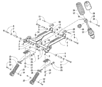 Rear Suspension Front Arm Assembly