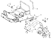 Front Frame And Footrest Assembly