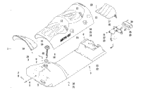 Gas Tank, Seat, And Taillight Assembly