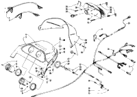 Headlight Pod, Instruments, And Wiring