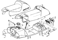 Gas Tank, Seat, And Taillight Assemblies