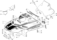 Hood And Windshield Assembly