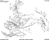 Front Frame And Footrest Assembly