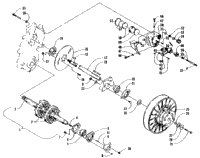 Drive Train Shafts And Brake Assemblies