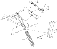 Shock Absorber And Sway Bar Assembly