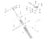Shock Absorber And Sway Bar Assembly