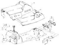 Gas Tank, Seat, And Taillight Assembly